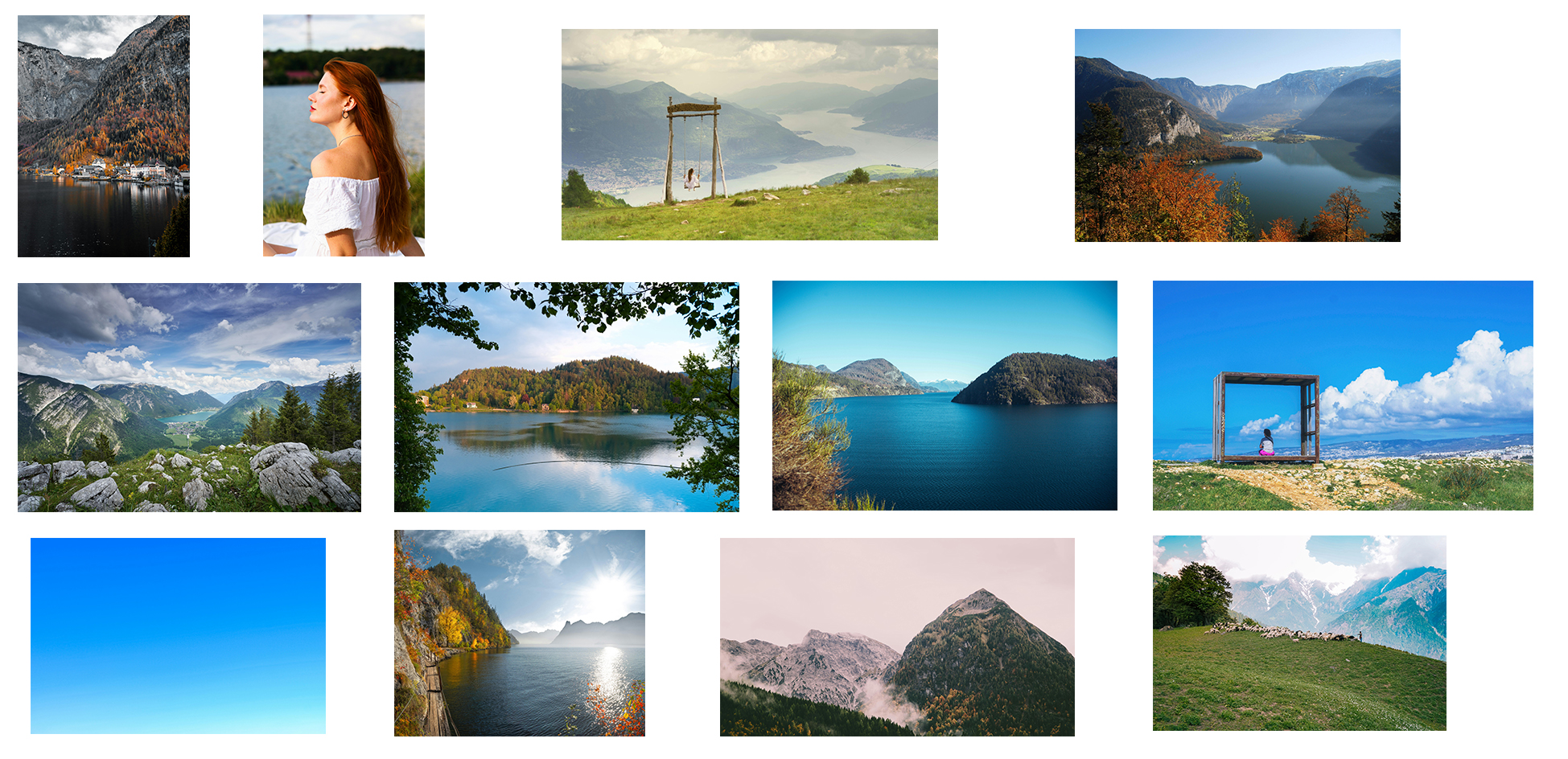 Images used for the double exposure composition